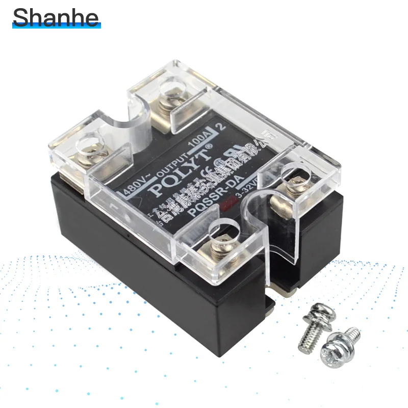 100A SSR input 3-32VDC output 480VAC solid state relay 100% QUALITY | Обустройство дома