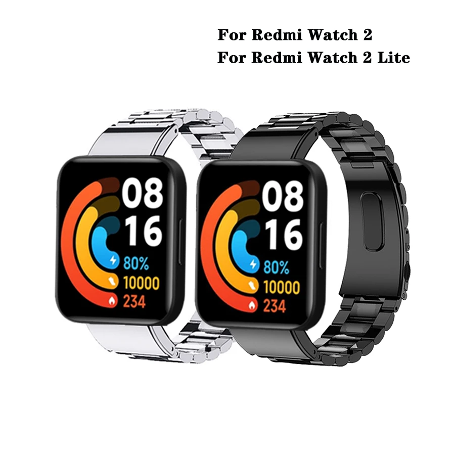 Stainless Steel Strap For Xiaomi Redmi Watch 2 Lite Bracelet Smart Watch  Band For Redmi Watch 2|Smart Accessories| - AliExpress