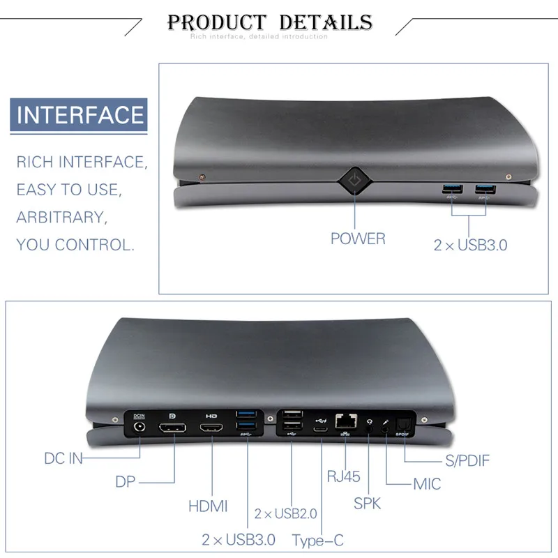 Eglobal мини игровой ПК Intel Quad Core i7 6700HQ i5 6300HQ GTX 960M GDDR5 HDMI + DP Type C S/PDIF 5G Wifi микро