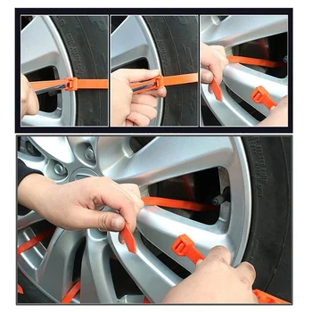 

10pcs Car Universal Mini Plastic Winter Tyres wheels Snow Chains For Cars/Suv Car-Styling Anti-Skid Autocross Outdoor