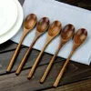 Spoons Wooden Soup Spoon Eco Friendly Tableware Natural Ellipse Wooden Ladle Spoon Set for for Eating Mixing Stirring ► Photo 2/6