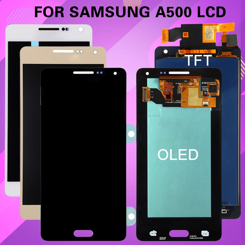 1PCS Tested 5.0 Inch A500 Display For Samsung Galaxy A5 2015 Lcd Touch Screen Digitizer Assembly With Tools | Мобильные телефоны и