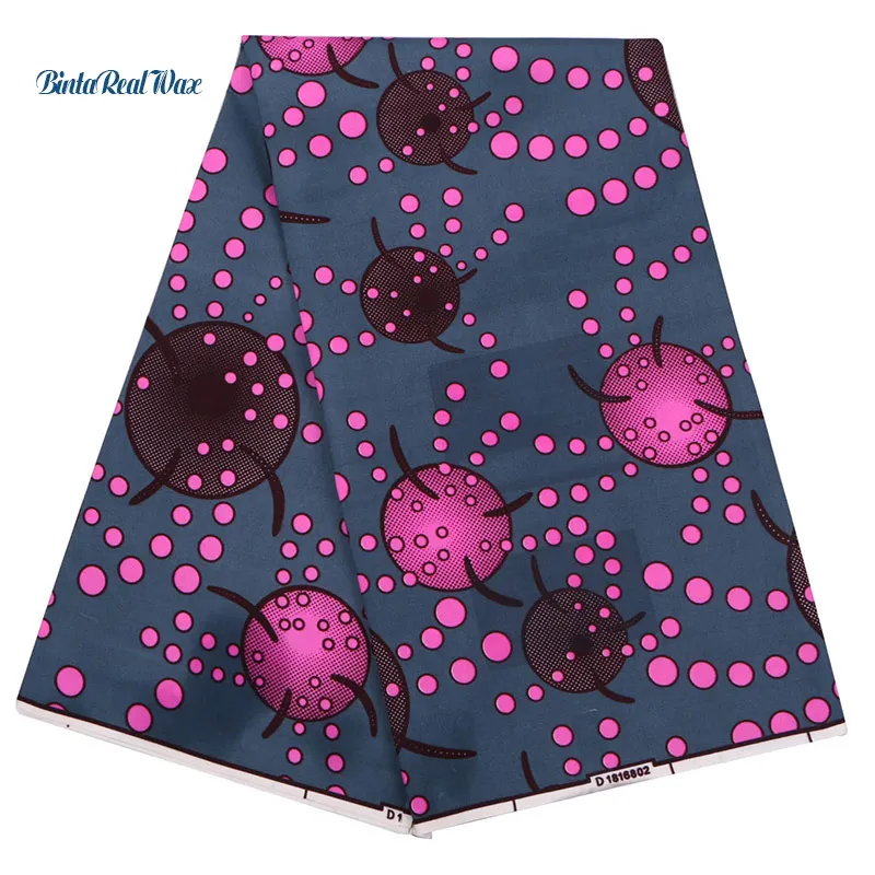 

Fashionable Dutch Wax African Fabric Ankara African Wax binta real For Party Dress Fabric Ducth Wax binta real FP6146