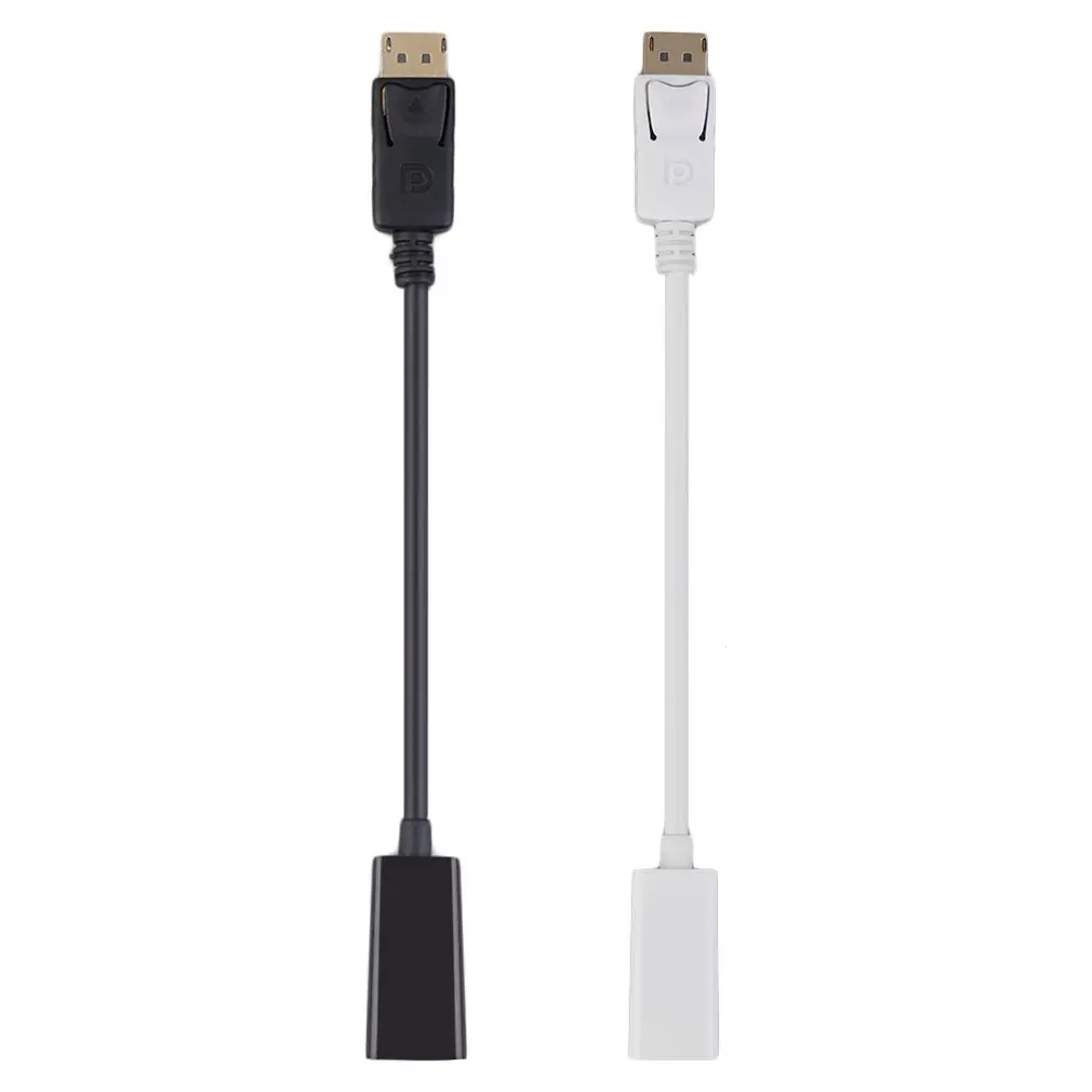 2016 Новый адаптер DP к HDMI HD 1080P M/F Display Port Кабельный разъем в наличии! Черный и белый