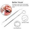 Dental Hygiene Tool Sickle Shape Dentist Tartar Scraper Scaler Dental Equipment Calculus Plaque Remover Teeth Cleaning Oral Care ► Photo 2/6