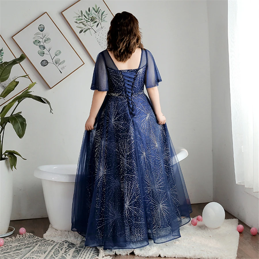Формальные платья с кисточками, рукав до локтя, Robe De Soiree T294 размера плюс, длина в пол, женские вечерние платья, новые Кристальные вечерние платья