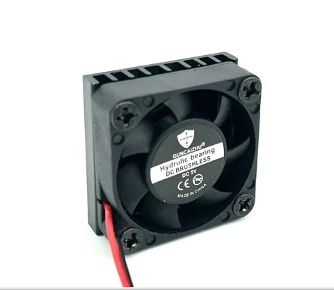 5V with heatsink Тихий 3 см вентилятор 5 в 12 В 30x30x7 мм алюминиевый радиатор 30 мм мини вентилятор для процессора ноутбука - Цвет лезвия: 5V with heatsink