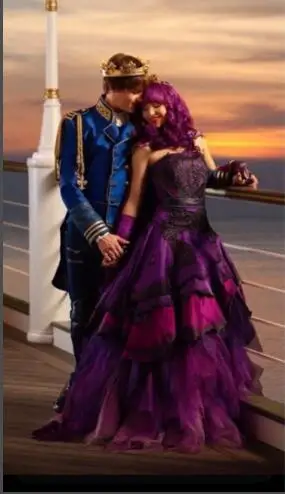 

2019 Descendants 2 Mal Cosplay Costume Women Style