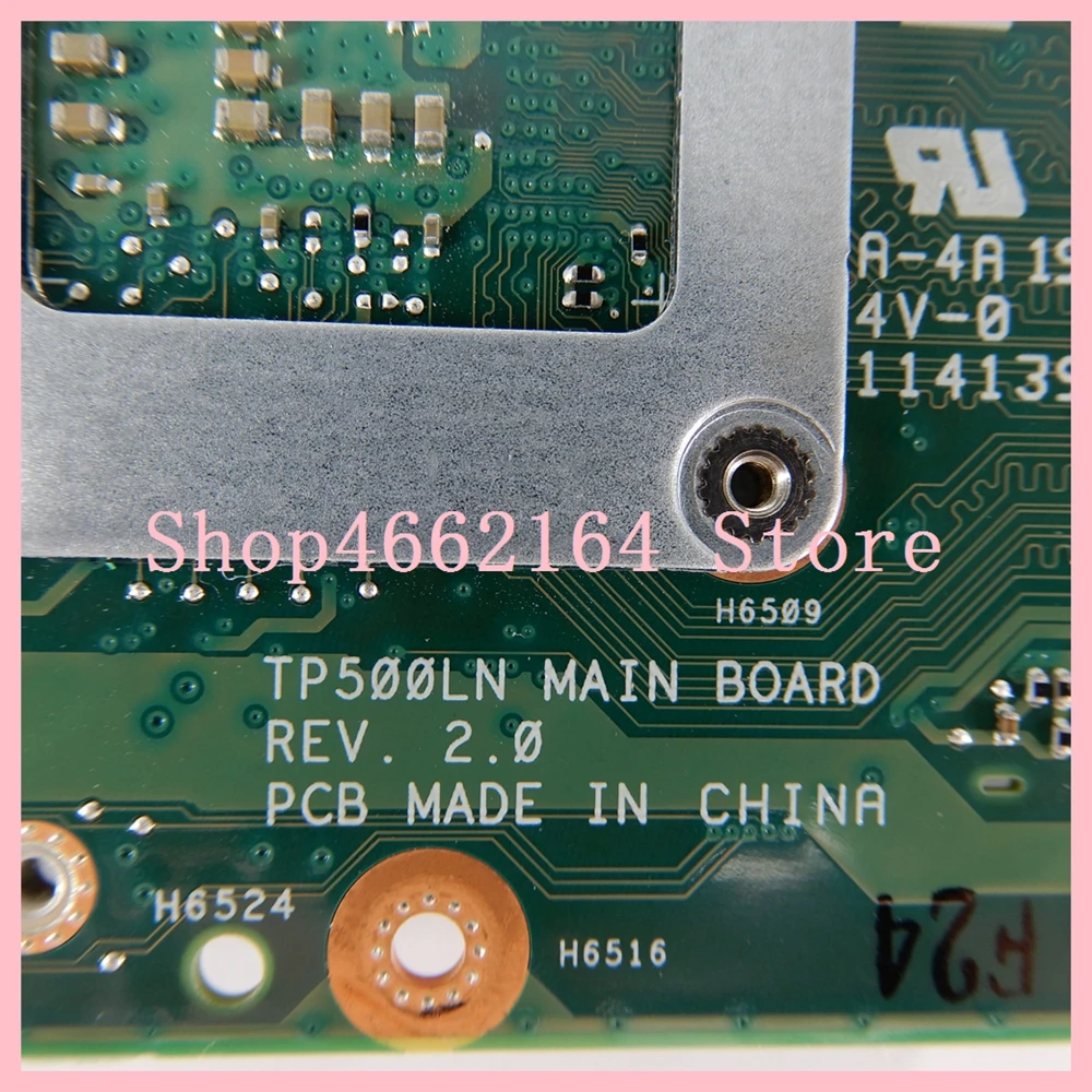 TP500LN материнская плата N16S-GT-S-A2 I5-5200 Процессор 4 Гб Оперативная память для ASUS TP500L TP500LJ TP500LD Материнская плата ноутбука TP500LN материнская плата Рабочая