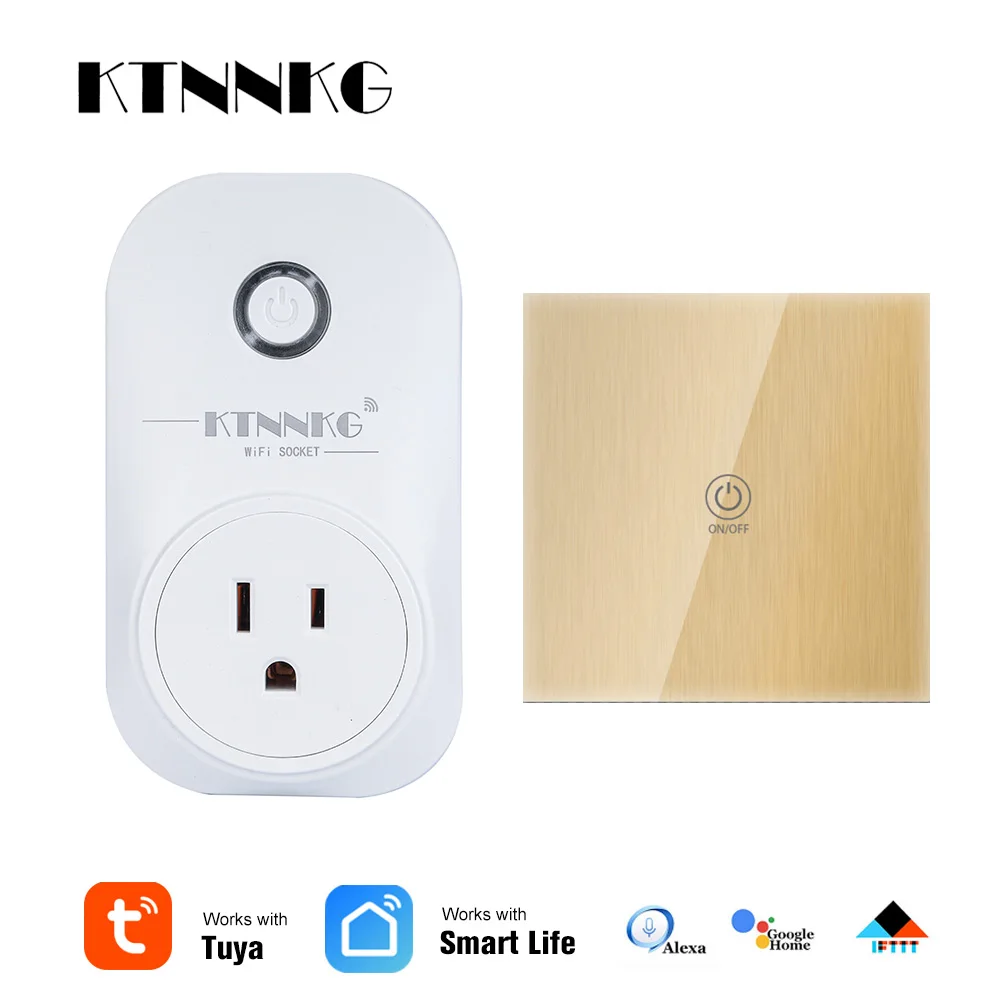 

Smart WiFi Plug Adaptor 10A Remote Voice Control Power Monitor Socket Outlet Timing Function work with Alexa Google Home Tuya