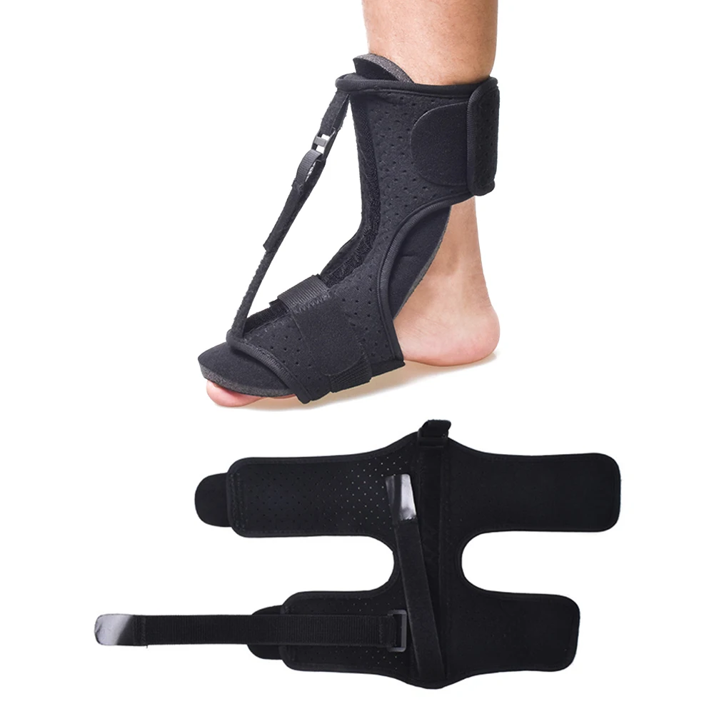 1 Pc 발 부목 중괄호 발바닥 근막 염 밤 부목 드롭 발 정형 중괄호 Tendonitis 발 뒤꿈치와 발목 통증 완화