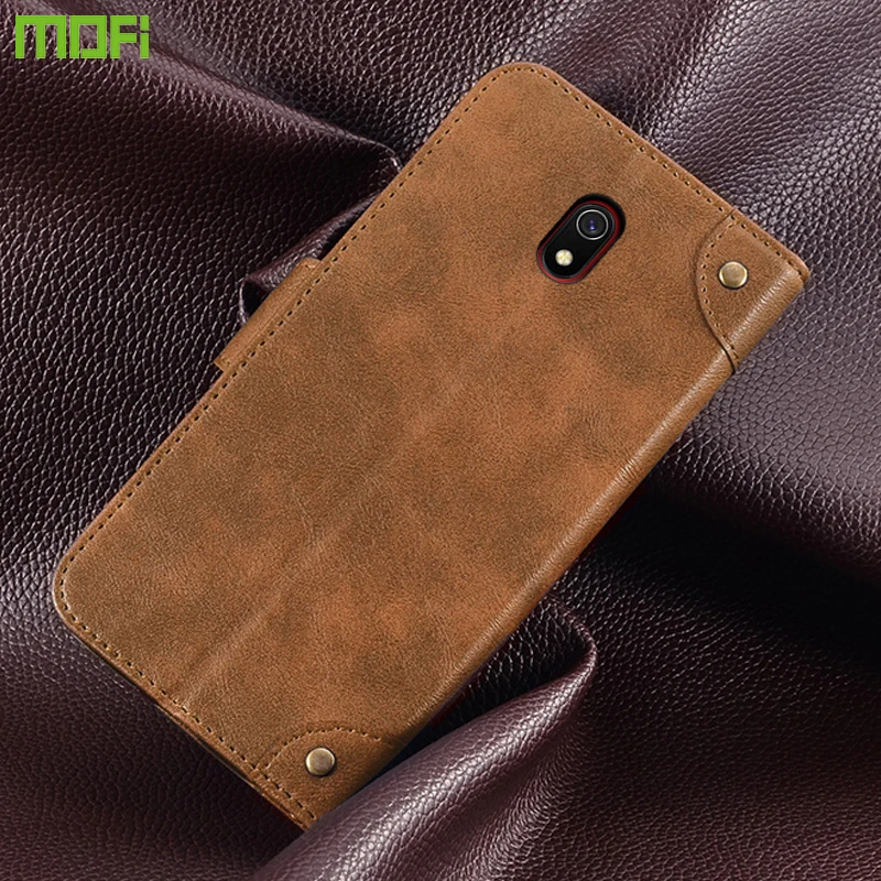 Чехол-книжка для Xiaomi Redmi 8A оригинальный ударопрочный чехол MOFi чехлы из