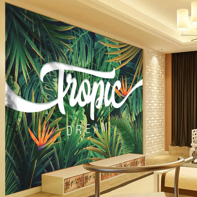 

Tropical Plant Wall Hanging 3D Green Leaves Tapestry Boho Home Decor Tapestries Tablecloth Bedspread Sheets Tenture Carpet Cloth