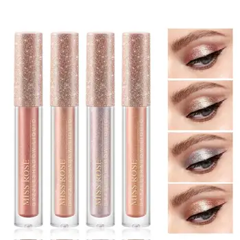

12 Color Shining Shimmer Glitter Eye Shadow Liquid Waterproof Liquid Eyeshadow Makeup Comestics Tools Easy To Wear TSLM2