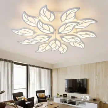 

Modern Creative Foliage LED Ceiling Light Living Room Bedroom Study Room Lamp Office & Commercial Interior Ceiling lamp 110-240V