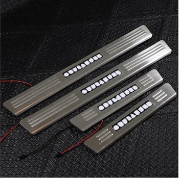 

2008-2012 outlander automobile modeling accessories LED car lighting threshold threshold belt guard board fast ship