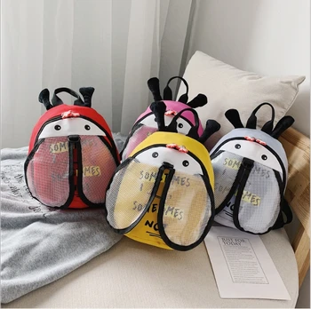 

Children Cartoon ladybug Cute Backpacks For Girls Kids Large Capacity School Shoulder Bag Casual lightweight Bag