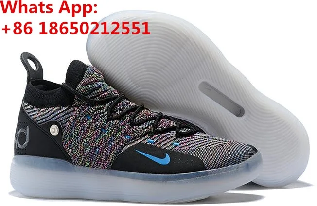 Zoom KD 11 EP XI EYBL Peach jam Hot Punch Кевин Дюрант мужские баскетбольные кроссовки KD11 - Цвет: COLOR (2)