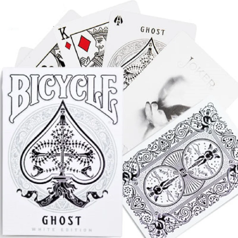 Велосипед Ghost White Legacy Edition Ellusionist игральные карты для покера Размер USPCC limited edition колода волшебные карты трюки Prop