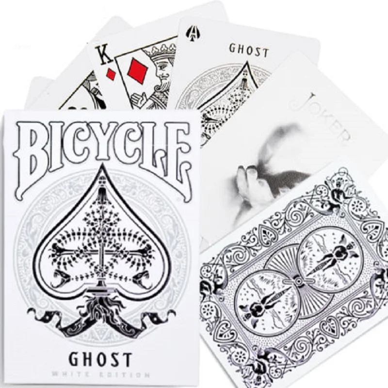 Bicycle Ellusionist White Ghost Magic US Playing Cards Magic Poker NEW SEALED 