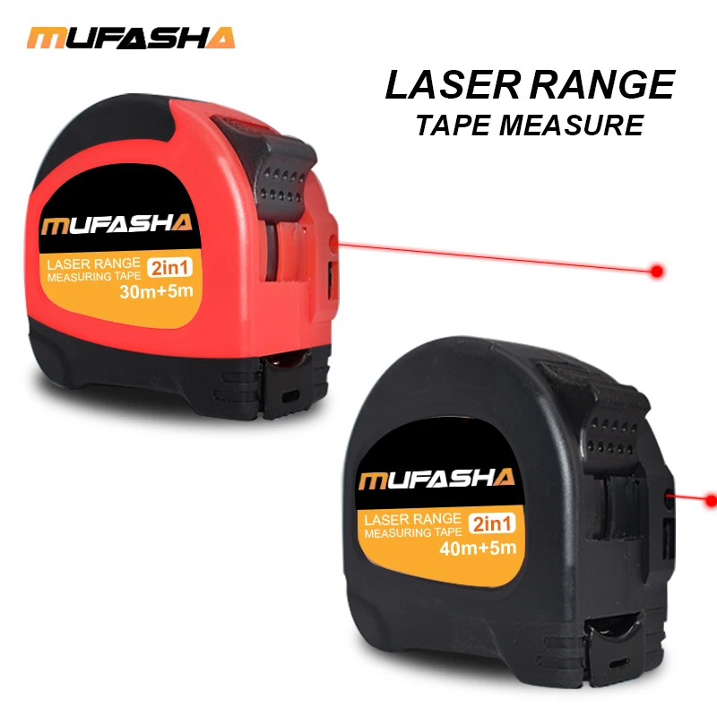 MUFASHA Digital Measuring Tape and Laser Rangefinder 2 in 1 Multifunction Tools | Инструменты