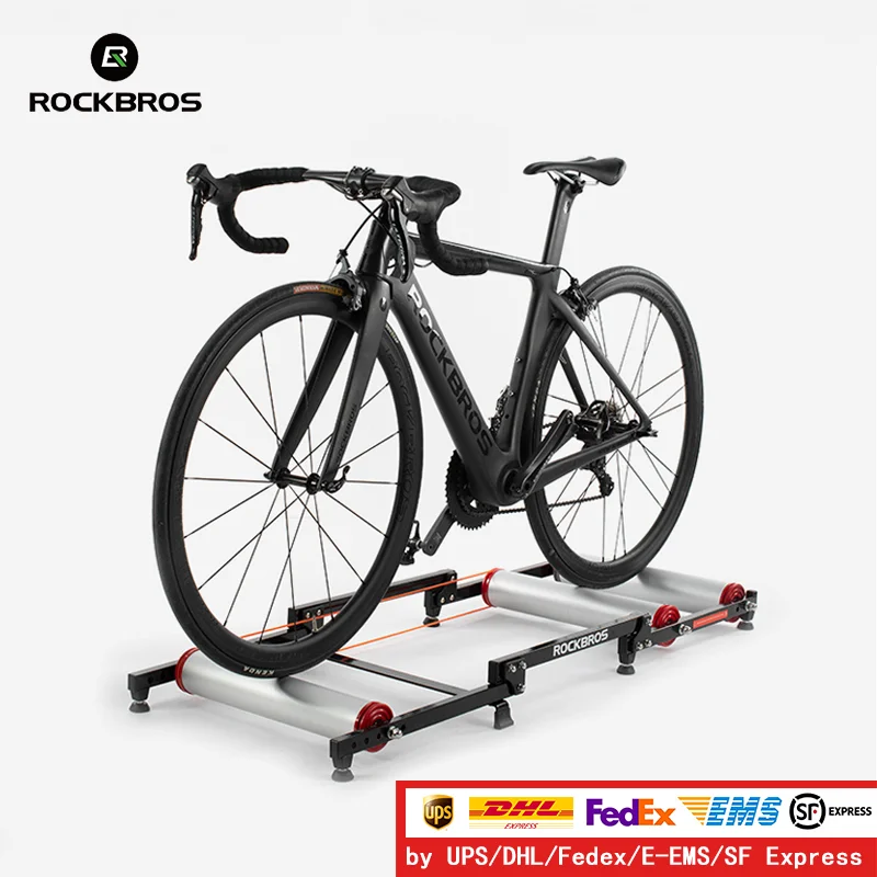 Cycling RockBros Roller Trainer Indoor Cycling MTB Road Bike Rollers