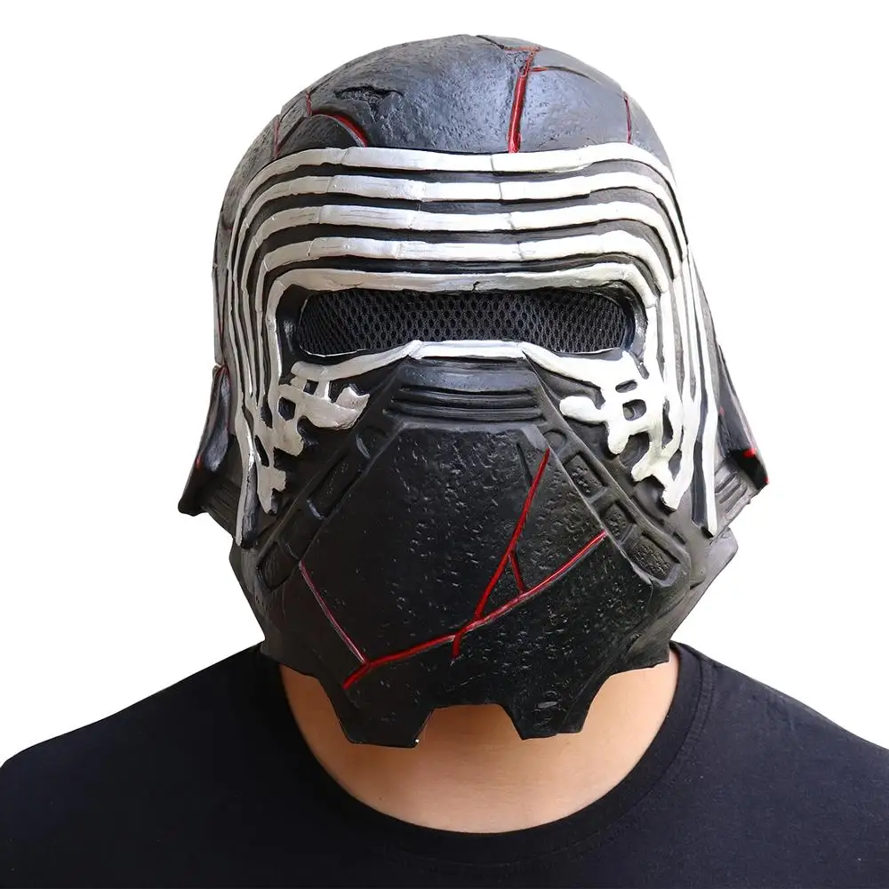 Kylo Ren бен соло Маска Косплей шлемы латексные маски реквизит Хэллоуин|Аксессуары
