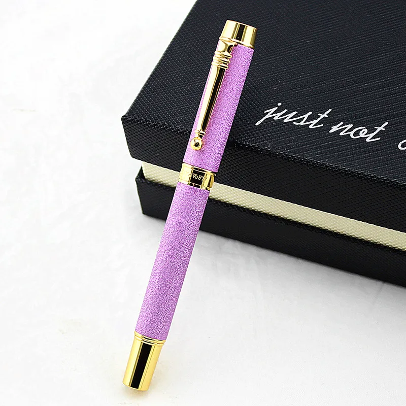 

Metal matte Rollerball Pen, Fresh Fashion Style Fine Point 0.5mm Beautiful Pink for Office Home School, Men and Women