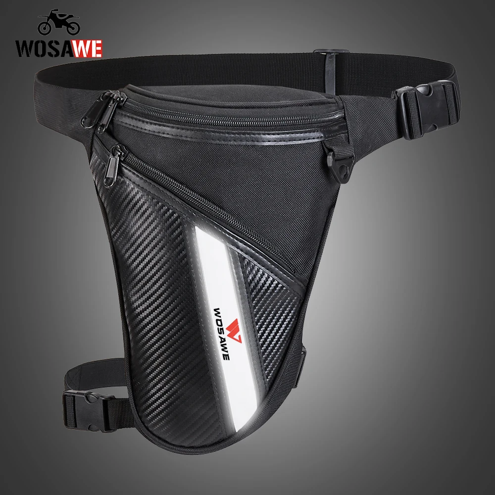 Wosawe Waterproof Motorcycle Leg Bag Waist Drop Hip Bum Belt Fanny Pack Rider Outdoor Sacoche Moto Waist Pocket Motocross Bag Aliexpress