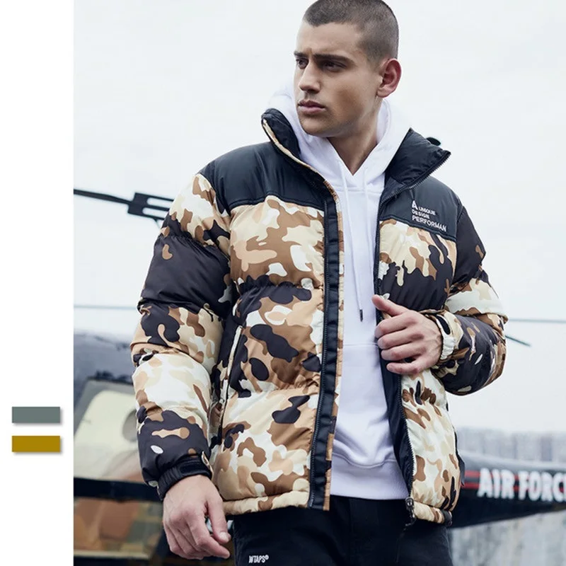 

Men's New Winter Jacket Winter Cotton-padded Jacket Breathable Thick and Warm Men's casual Coat