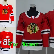 Женские взрослые вышитые сшитые Chicago 319 Jonathan Toews 88 Патрик Кейн Джерси
