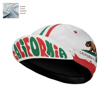 

New Universal Factory Pattern Bear White Outdoor Sports Competition Cycling Cap Free Size Customizable Breathable Polyester