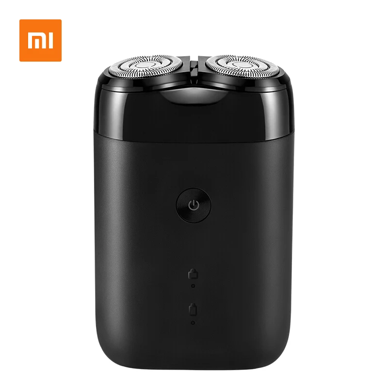 Xiaomi Mijia мужская электробритва Портативный 2 лезвия электронный триммер для бороды USB Перезаряжаемый умный станок для бритья бороды