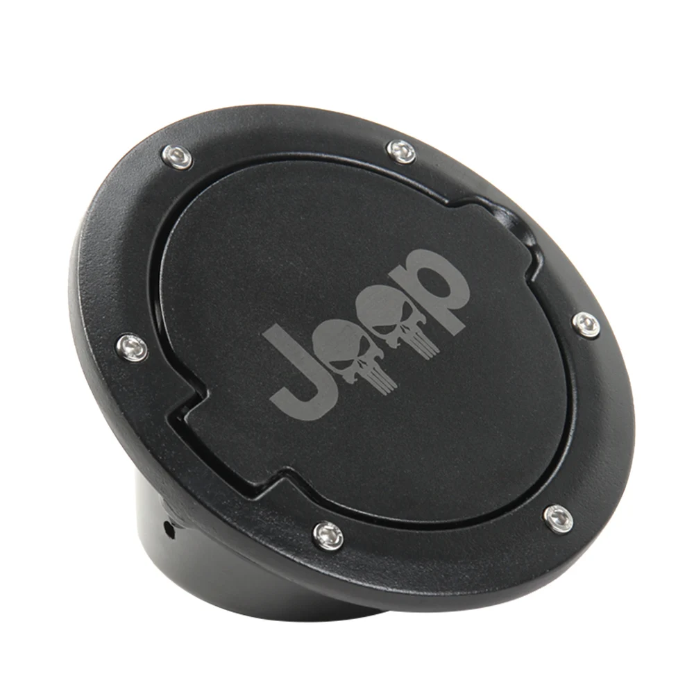 Крышка газового топливного бака хорошая герметичность для Jeep Wrangler 2007 - Цвет: Skull