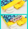 HappyFlute-bolsas para pañales de bebé, doble cremallera, bolsa húmeda/seca, mochila para pañales de tela húmeda impermeable, cubierta reutilizable para pañales, bolsa de neopreno ► Foto 2/6