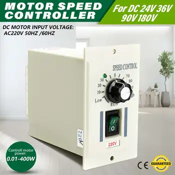 

400W AC 220V Motor Speed Pinpoints Regulator Motor Speed Controller Forward & Backward Motor Governor 50Hz/60Hz