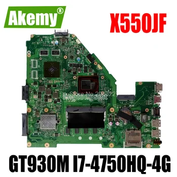 

For Asus X550JF Laptop motherboard GT930 X550JF MB 4G I7-4750HQ mainboard 100% tested