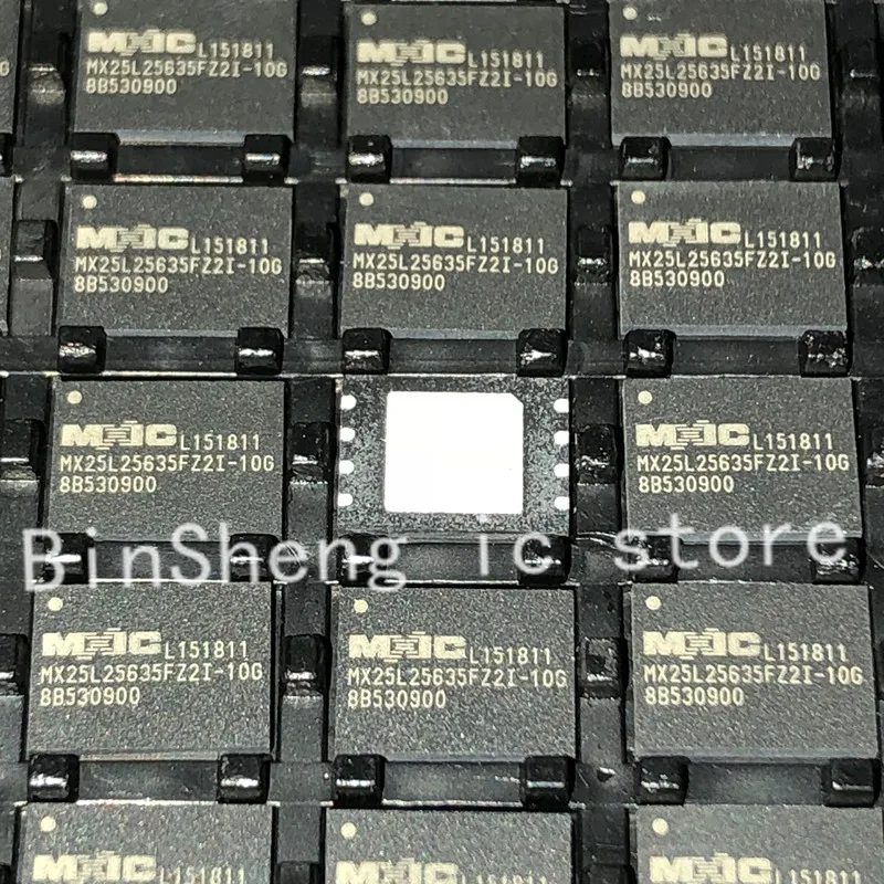 MX25L25635FZ2I-10G Wson-8 flash PROM 3В FLASH-NOR-256Mb-SPI-104MHz-8-WSON памяти (8х6) | Электроника