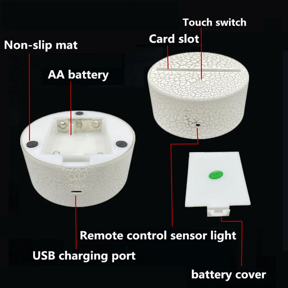 Ataque em Titã a Mandíbula Titã para Decoração do Quarto Presente de Aniversário Ataque em Titã Anime Crianças Manga Noite Lâmpada Led 3d Luz 3 Computers & Electronics