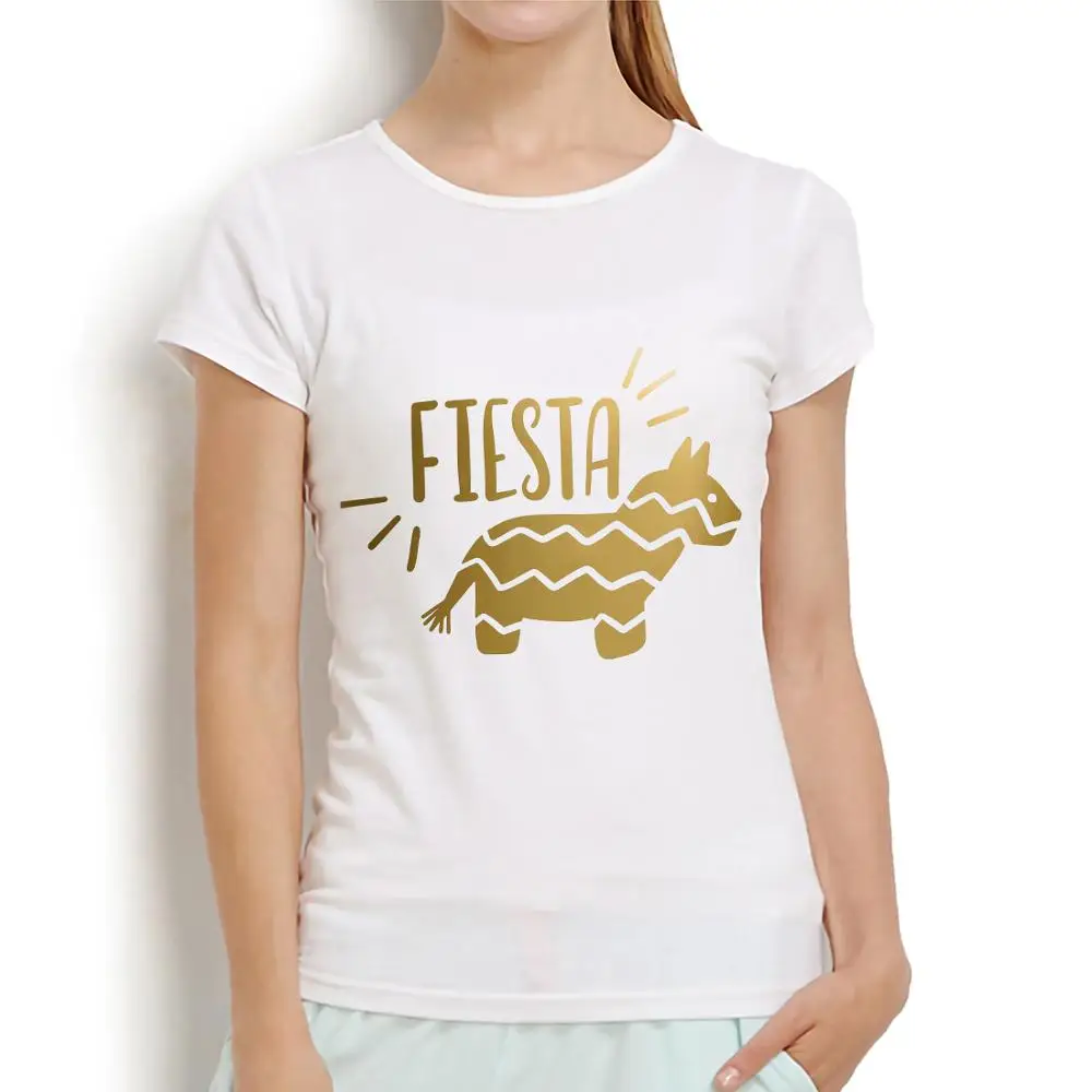 Забавная Женская Футболка golden fiesta с принтом единорога новинка на лето белая