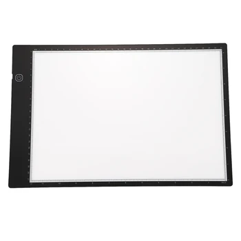 

A4 LED Light Box Pad Drawing Tracing Tracer Copy Board Table Pad Panel Copy Board with Stepless Function Brightness Control