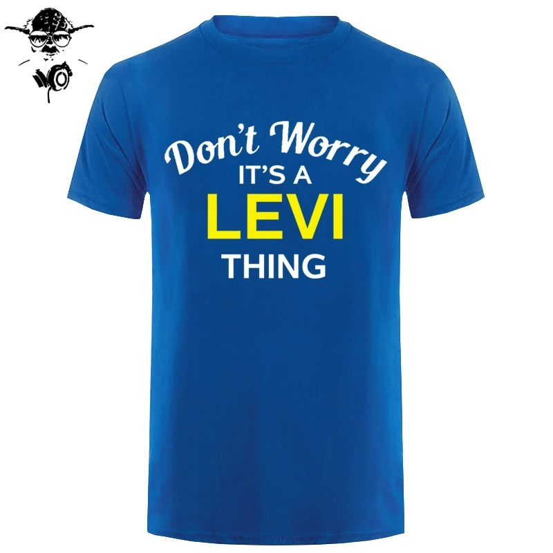 Не волнуйтесь это вещь LEVI! Мужская футболка Семейная на заказ NameMans уникальная