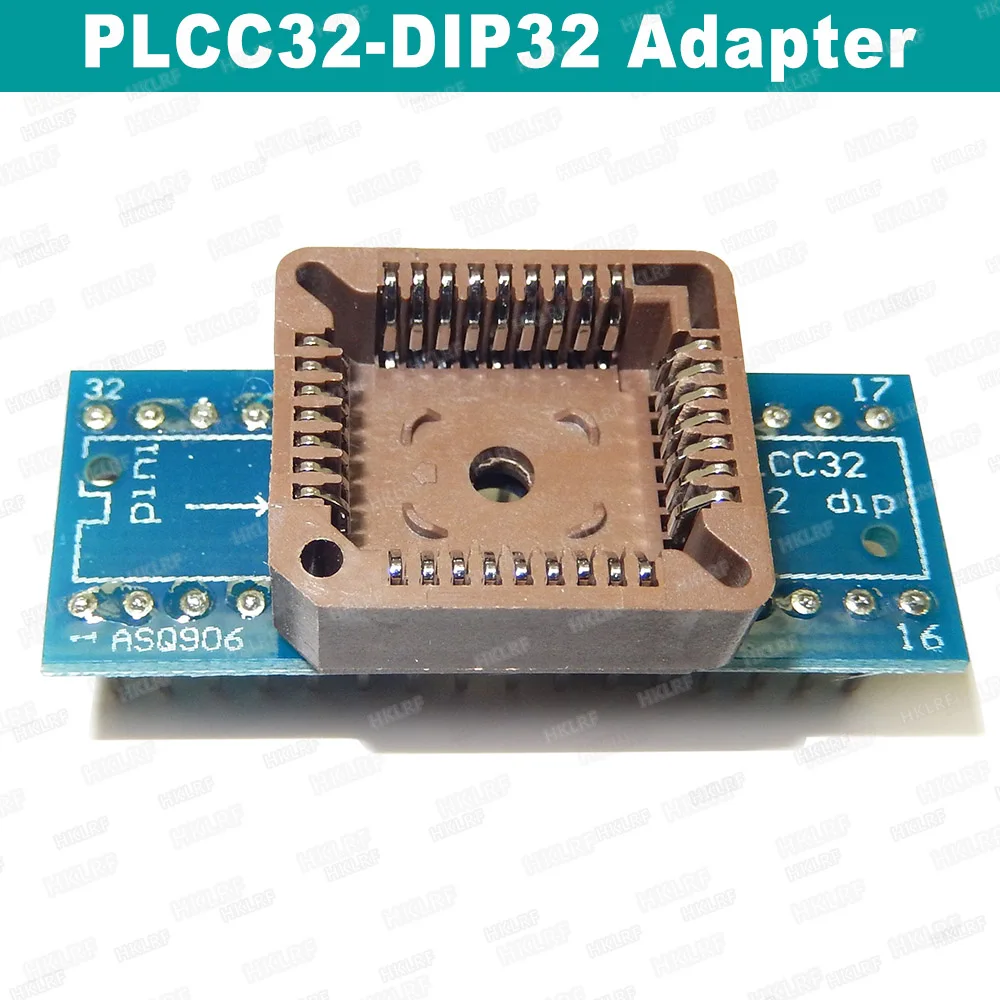 PLCC32 к DIP32 USB Универсальный программист IC АДАПТЕР тестер с розеткой для TL866CS TL866A