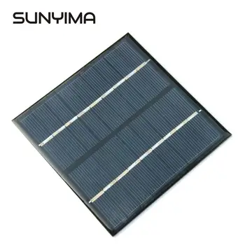 

SUNYIMA 9V 2W Epoxy Solar Panel Photovoltaic Panel Polycrystalline Solar Cell Sun Power 115x115mm Energy Module DIY Solar System