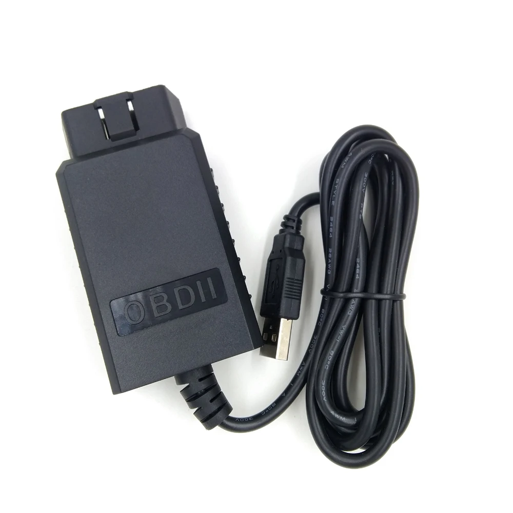 Автоматический считыватель кодов OBD/OBDII OBD2 сканер ELM327 USB автомобильный диагностический инструмент Интерфейс V1.5 Версия для кода неисправности двигателя