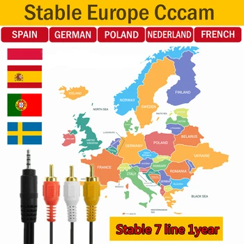 

Stable CCCAM Clines for Spain Portugal Germany Poland HD Satellite TV Receiver Support 7 Lines cccam