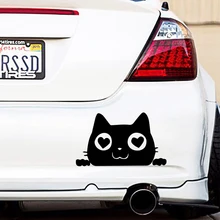 

Creative Cat Auto Sticker Reflective Waterproof Vinyl Funny Sticker Accessories For Mazda Cruze Peugeot
