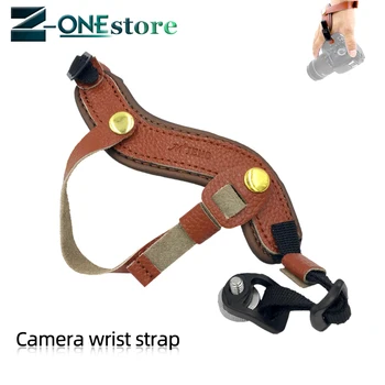 

Leather Camera Hand Grip Wrist Strap for Olympus Canon Sony Pentax Fujifilm Nikon Z7 Z6 D850 D810 D7500 D750 D500 D4 D5 Camera