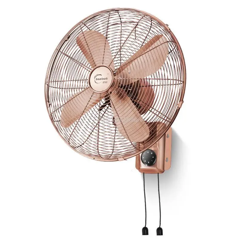 #^Special Price Golden Retro Wall Fan Antique 16 Inch High Quality Metal Fans Cooler European Remote Control 220V 100W