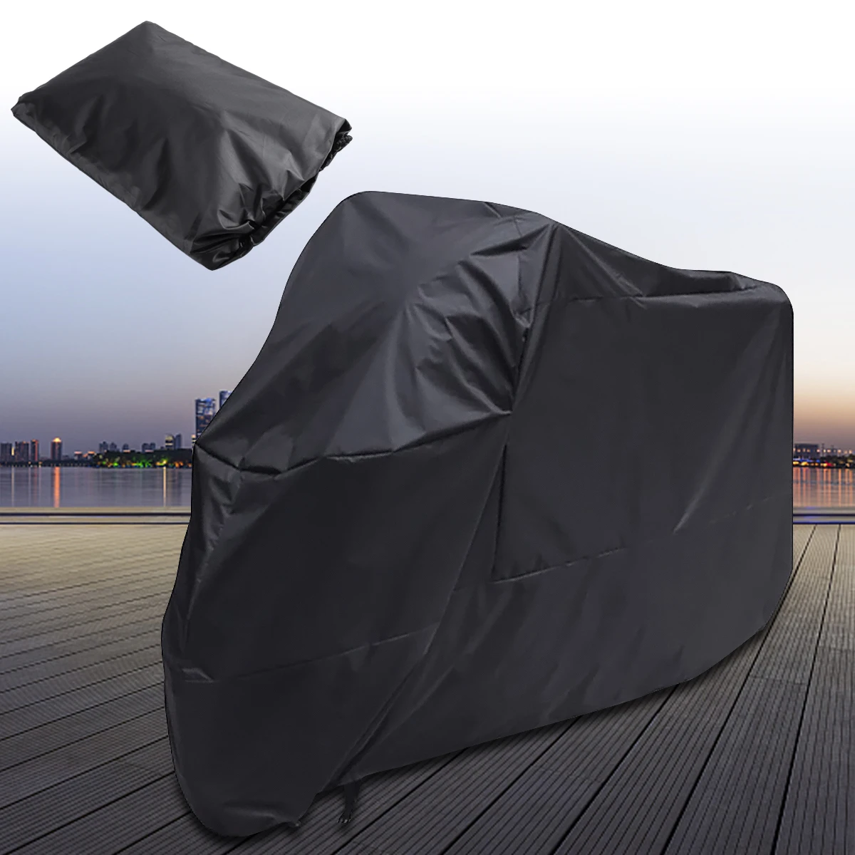 Universal Motorcycle Cover Outdoor Motorbike ATV Scooter Dustproof Waterproof Sun Block